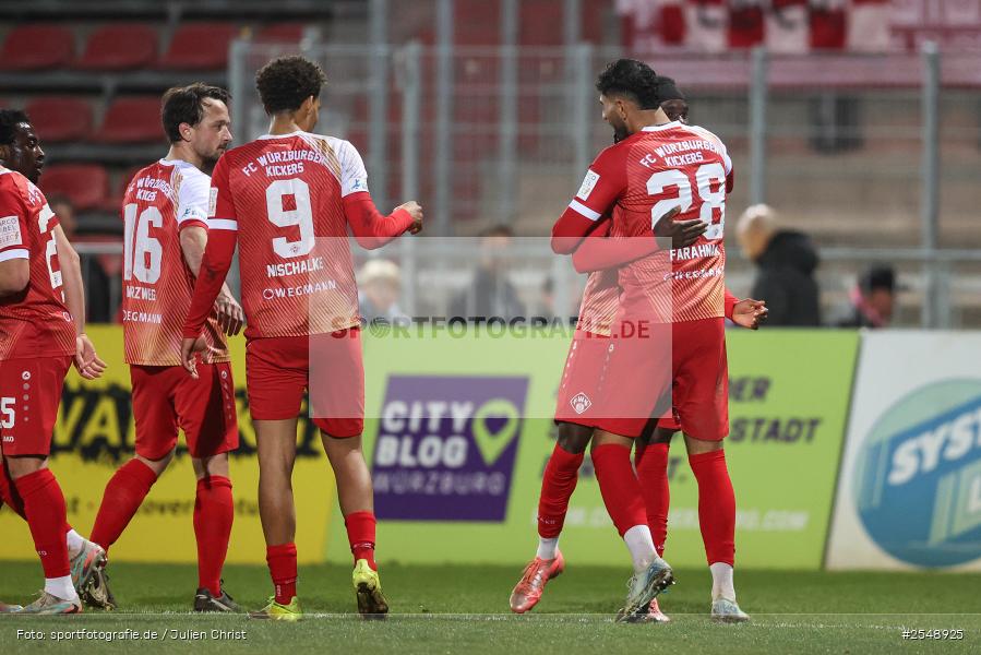 sport, Würzburg, SpVgg Hankofen-Hailing, Regionalliga Bayern, Fussball, FC Würzburger Kickers, BFV, AKON-Arena, 26. Spieltag, 02.04.2026 - Bild-ID: 2548925