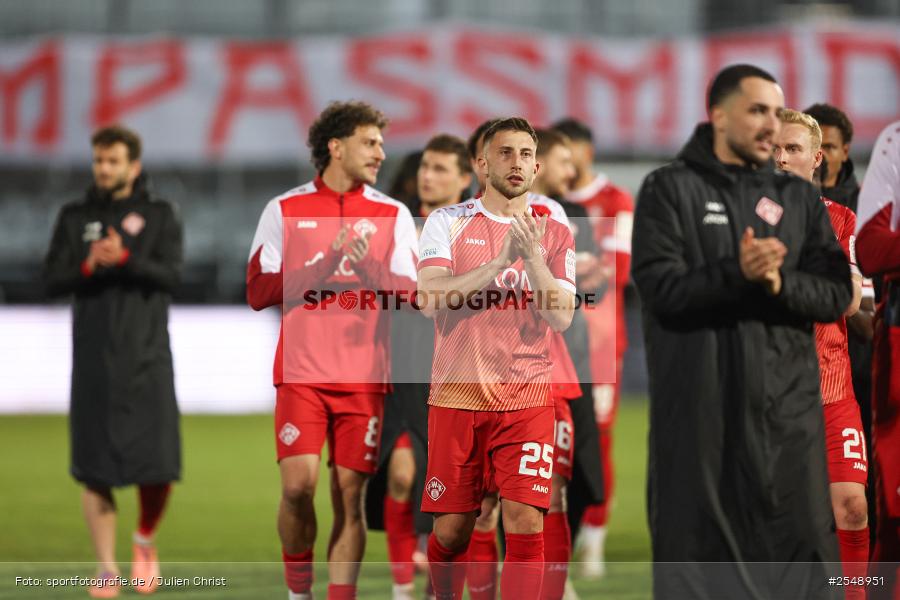 sport, Würzburg, SpVgg Hankofen-Hailing, Regionalliga Bayern, Fussball, FC Würzburger Kickers, BFV, AKON-Arena, 26. Spieltag, 02.04.2026 - Bild-ID: 2548951