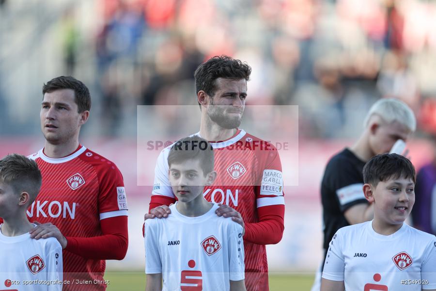 sport, Würzburg, SpVgg Hankofen-Hailing, Regionalliga Bayern, Fussball, FC Würzburger Kickers, BFV, AKON-Arena, 26. Spieltag, 02.04.2026 - Bild-ID: 2549026