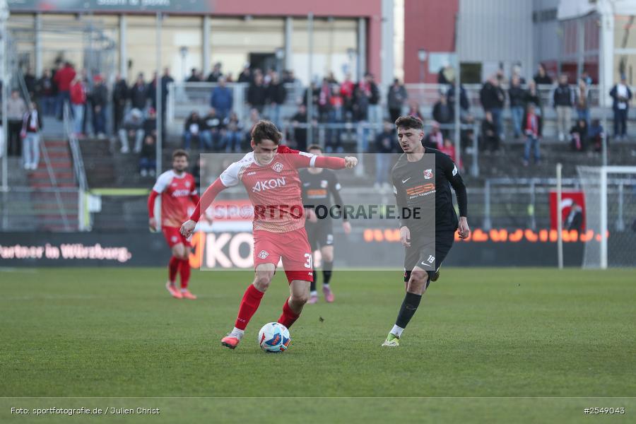 sport, Würzburg, SpVgg Hankofen-Hailing, Regionalliga Bayern, Fussball, FC Würzburger Kickers, BFV, AKON-Arena, 26. Spieltag, 02.04.2026 - Bild-ID: 2549043