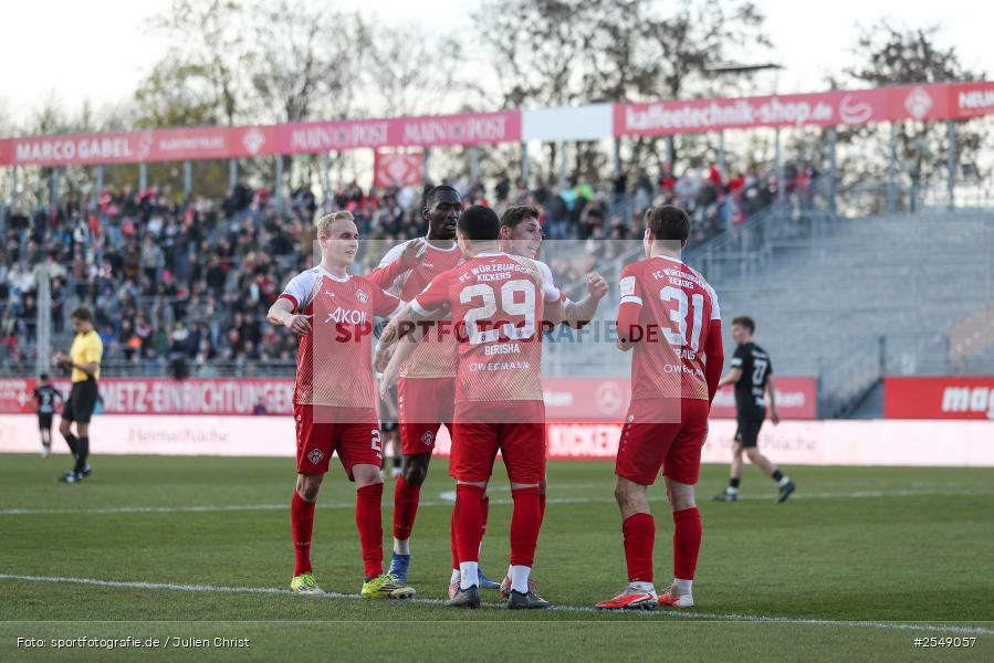 sport, Würzburg, SpVgg Hankofen-Hailing, Regionalliga Bayern, Fussball, FC Würzburger Kickers, BFV, AKON-Arena, 26. Spieltag, 02.04.2026 - Bild-ID: 2549057