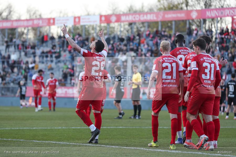 sport, Würzburg, SpVgg Hankofen-Hailing, Regionalliga Bayern, Fussball, FC Würzburger Kickers, BFV, AKON-Arena, 26. Spieltag, 02.04.2026 - Bild-ID: 2549061