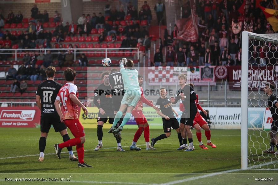 sport, Würzburg, SpVgg Hankofen-Hailing, Regionalliga Bayern, Fussball, FC Würzburger Kickers, BFV, AKON-Arena, 26. Spieltag, 02.04.2026 - Bild-ID: 2549068