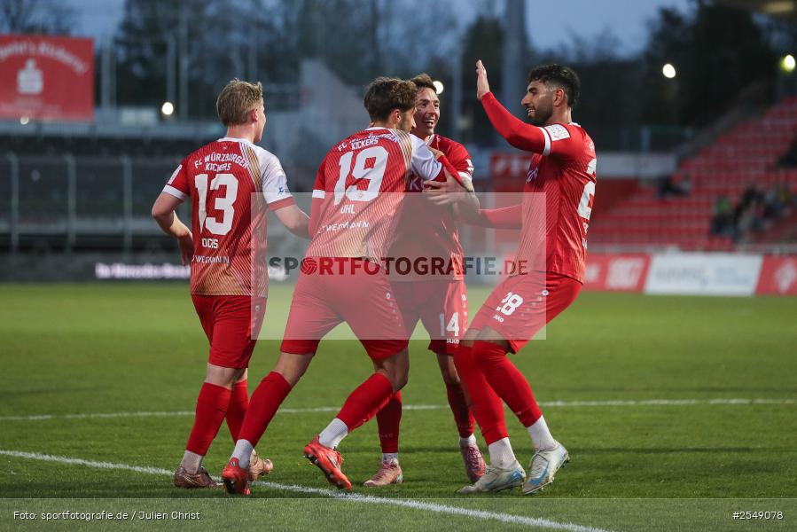 sport, Würzburg, SpVgg Hankofen-Hailing, Regionalliga Bayern, Fussball, FC Würzburger Kickers, BFV, AKON-Arena, 26. Spieltag, 02.04.2026 - Bild-ID: 2549078