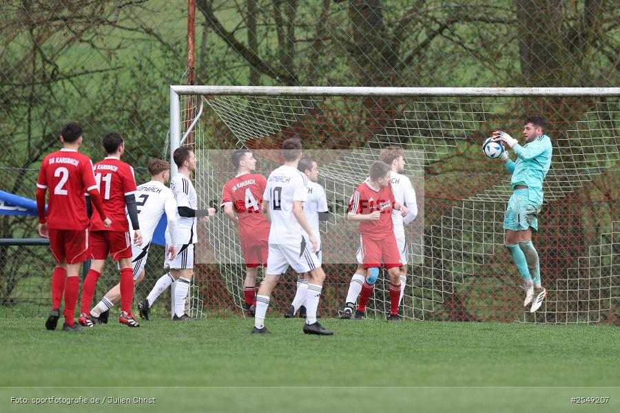 Sportgelände, Karsbach, 04.04.2026, sport, Fussball, BFV, 24. Spieltag, Kreisklasse Würzburg Gr. 3, RV Viktoria Wombach, (SG 1) FC Karsbach - Bild-ID: 2549207