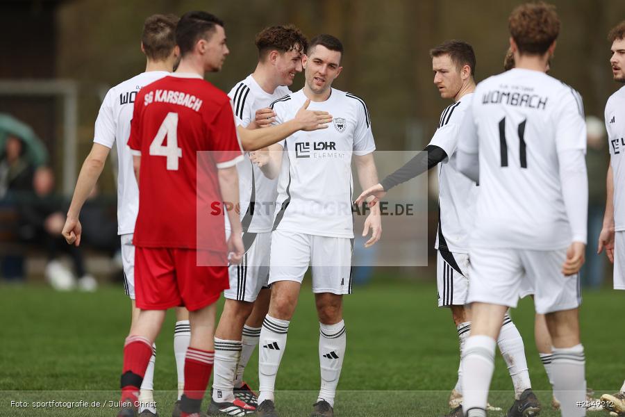 Sportgelände, Karsbach, 04.04.2026, sport, Fussball, BFV, 24. Spieltag, Kreisklasse Würzburg Gr. 3, RV Viktoria Wombach, (SG 1) FC Karsbach - Bild-ID: 2549212