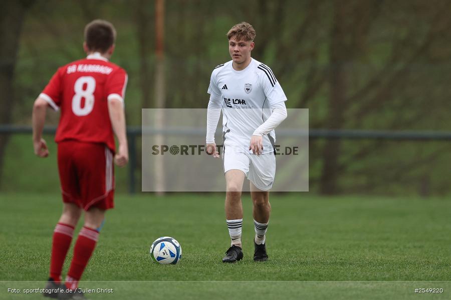 Sportgelände, Karsbach, 04.04.2026, sport, Fussball, BFV, 24. Spieltag, Kreisklasse Würzburg Gr. 3, RV Viktoria Wombach, (SG 1) FC Karsbach - Bild-ID: 2549220