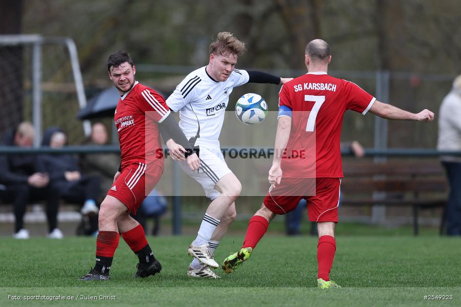 Sportgelände, Karsbach, 04.04.2026, sport, Fussball, BFV, 24. Spieltag, Kreisklasse Würzburg Gr. 3, RV Viktoria Wombach, (SG 1) FC Karsbach - Bild-ID: 2549223