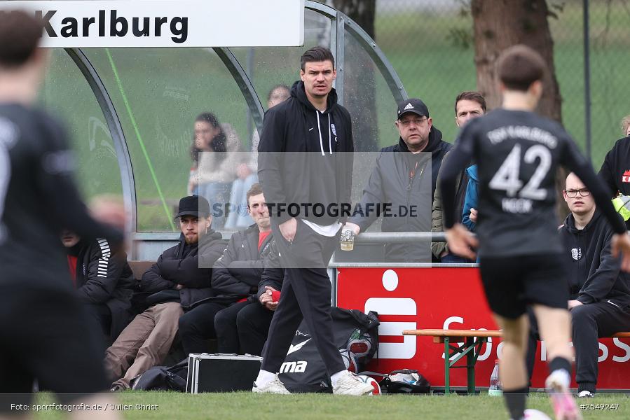 Sportgelände, Karlburg, 04.04.2026, sport, Fussball, BFV, 28. Spieltag, Landesliga Nordwest, DJK Schwebenried/Schwemmelsbach, TSV Karlburg - Bild-ID: 2549247