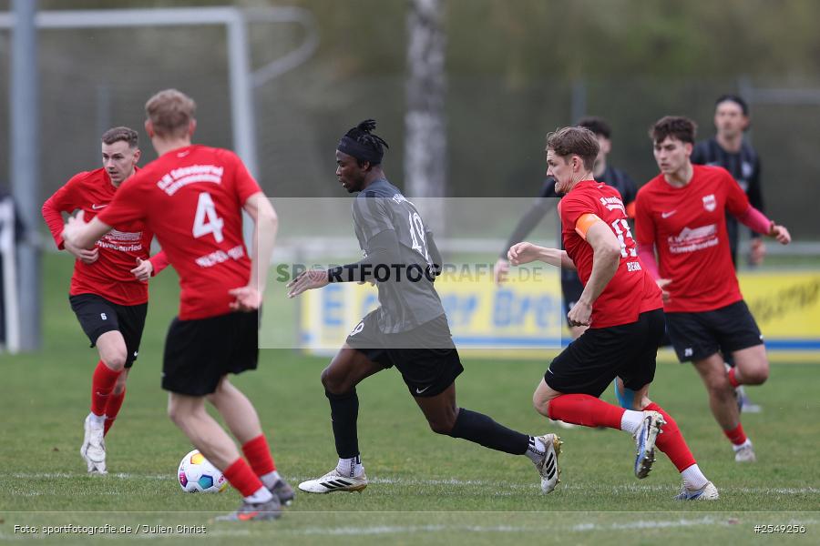 Sportgelände, Karlburg, 04.04.2026, sport, Fussball, BFV, 28. Spieltag, Landesliga Nordwest, DJK Schwebenried/Schwemmelsbach, TSV Karlburg - Bild-ID: 2549256