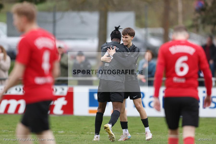 Sportgelände, Karlburg, 04.04.2026, sport, Fussball, BFV, 28. Spieltag, Landesliga Nordwest, DJK Schwebenried/Schwemmelsbach, TSV Karlburg - Bild-ID: 2549263