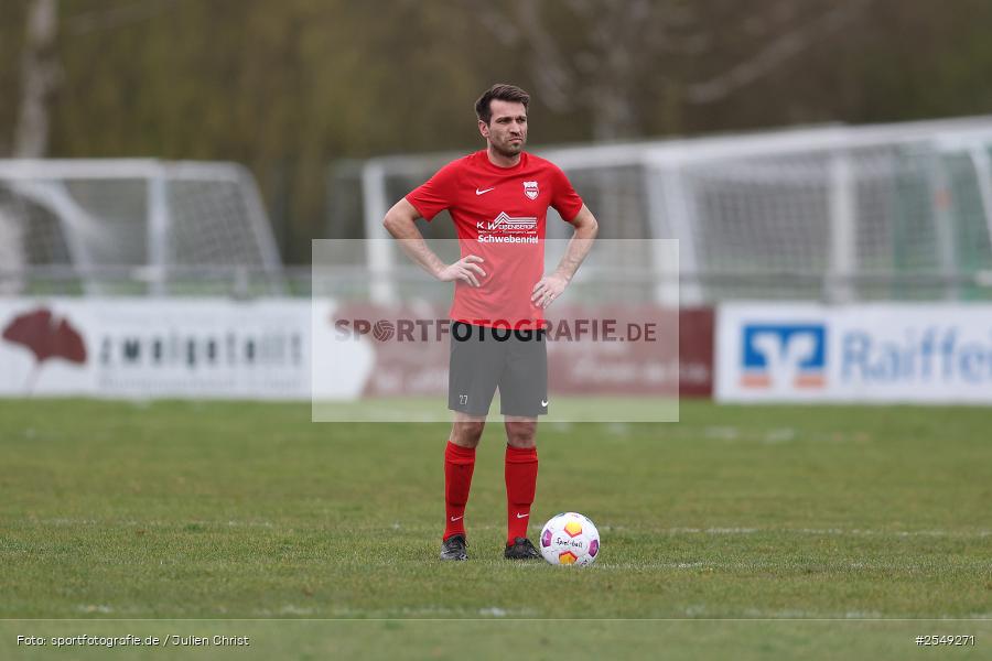 Sportgelände, Karlburg, 04.04.2026, sport, Fussball, BFV, 28. Spieltag, Landesliga Nordwest, DJK Schwebenried/Schwemmelsbach, TSV Karlburg - Bild-ID: 2549271