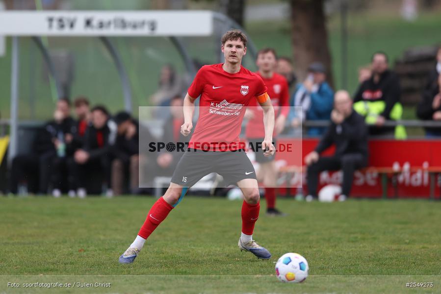 Sportgelände, Karlburg, 04.04.2026, sport, Fussball, BFV, 28. Spieltag, Landesliga Nordwest, DJK Schwebenried/Schwemmelsbach, TSV Karlburg - Bild-ID: 2549273
