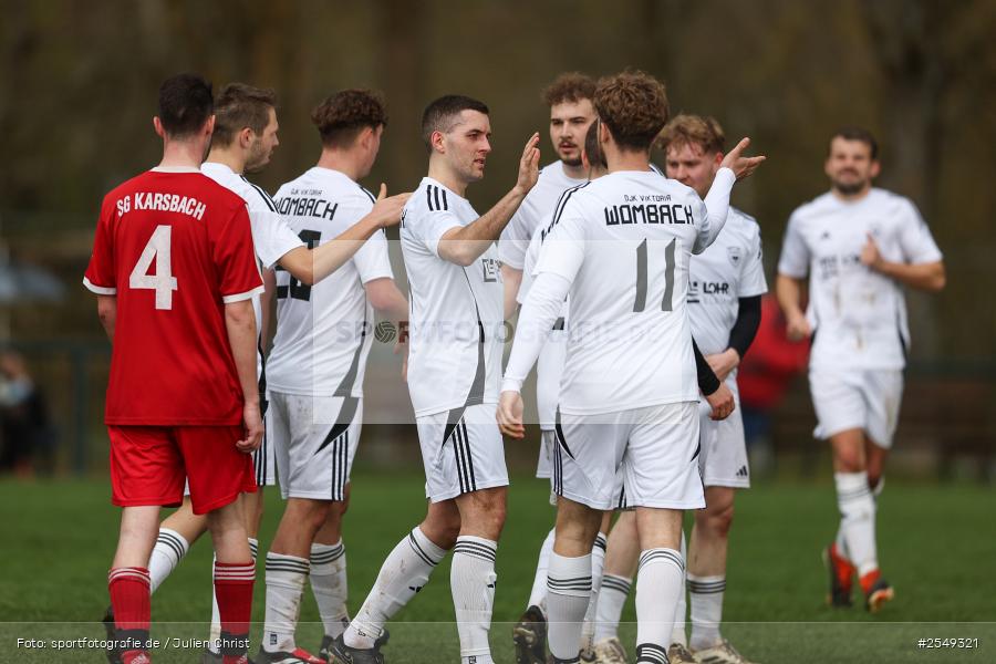 sport, Sportgelände, RV Viktoria Wombach, Kreisklasse Würzburg Gr. 3, Karsbach, Fussball, BFV, 24. Spieltag, 04.04.2026, (SG 1) FC Karsbach - Bild-ID: 2549321