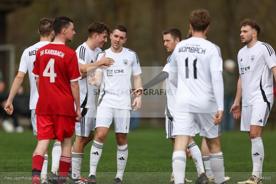 sport, Sportgelände, RV Viktoria Wombach, Kreisklasse Würzburg Gr. 3, Karsbach, Fussball, BFV, 24. Spieltag, 04.04.2026, (SG 1) FC Karsbach - Bild-ID: 2549322