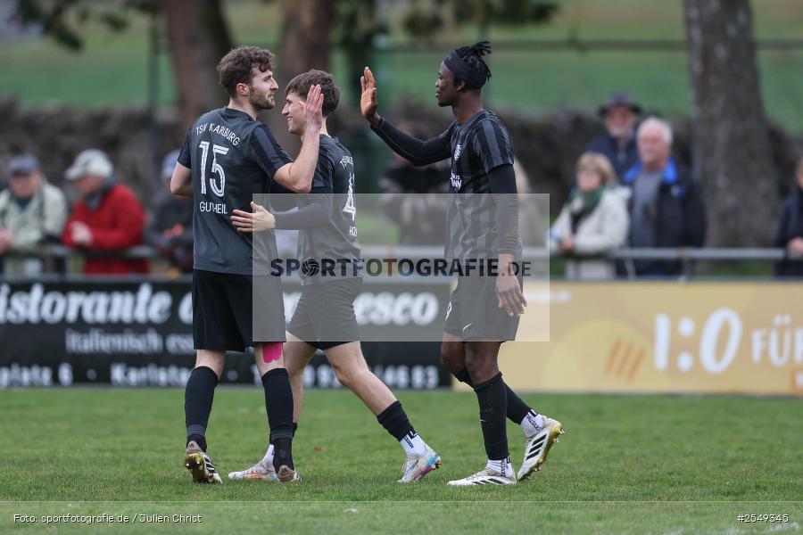 sport, TSV Karlburg, Sportgelände, Landesliga Nordwest, Karlburg, Fussball, DJK Schwebenried/Schwemmelsbach, BFV, 28. Spieltag, 04.04.2026 - Bild-ID: 2549345