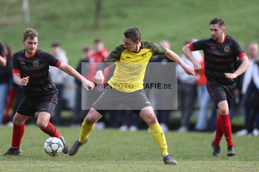 Sportgelände, Aura im Sinngrund, 04.04.2026, sport, Fussball, BFV, 24. Spieltag, Kreisliga Würzburg Gr. 2, SG Burgsinn, BSC Aura - Bild-ID: 2549349