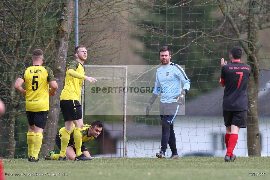 Sportgelände, Aura im Sinngrund, 04.04.2026, sport, Fussball, BFV, 24. Spieltag, Kreisliga Würzburg Gr. 2, SG Burgsinn, BSC Aura - Bild-ID: 2549355