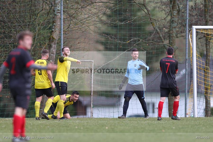 Sportgelände, Aura im Sinngrund, 04.04.2026, sport, Fussball, BFV, 24. Spieltag, Kreisliga Würzburg Gr. 2, SG Burgsinn, BSC Aura - Bild-ID: 2549356