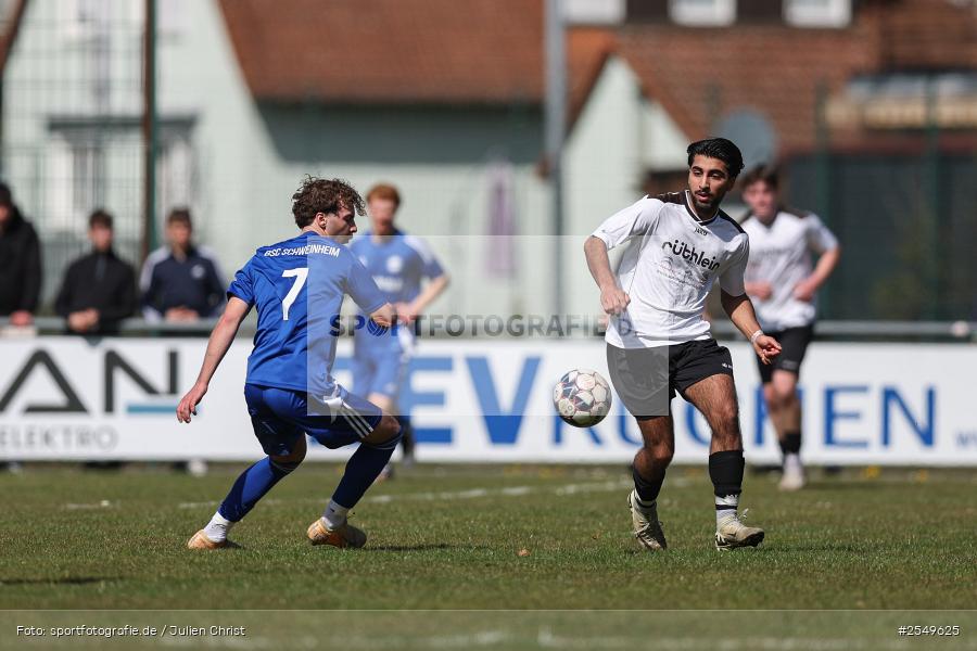 sport, U19 Volksbanken-Raiffeisenbanken-Pokal, Schömig-Digitaldruck-Arena, Rimpar, Fussball, Bezirksfinale, BSC Aschaffenburg-Schweinheim, BFV, 06.04.2026, (SG) ASV Rimpar - Bild-ID: 2549625