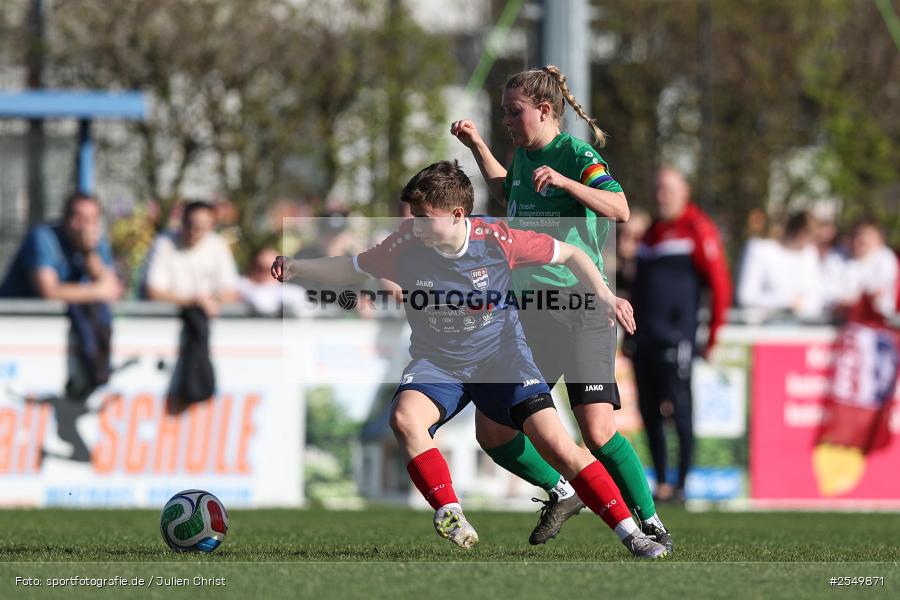 sport, Würzburg, Viertelfinale, SB-DJK Würzburg, Hiscox Bezirkspokal Frauen, Fussball, FFC Adelsberg-Karsbach, DJK-Stadion, BFV, 06.04.2026 - Bild-ID: 2549871