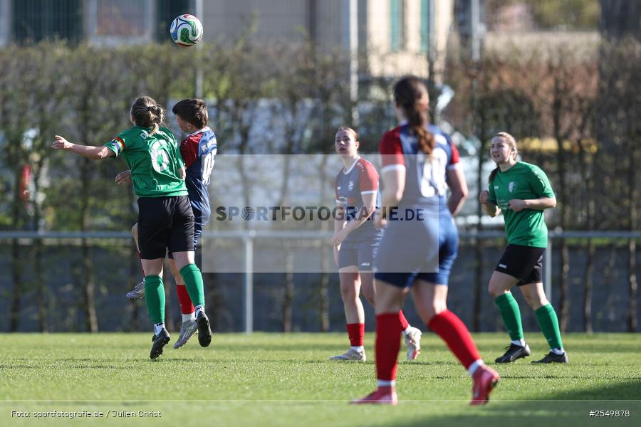 sport, Würzburg, Viertelfinale, SB-DJK Würzburg, Hiscox Bezirkspokal Frauen, Fussball, FFC Adelsberg-Karsbach, DJK-Stadion, BFV, 06.04.2026 - Bild-ID: 2549878