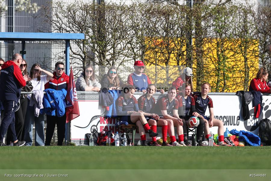 sport, Würzburg, Viertelfinale, SB-DJK Würzburg, Hiscox Bezirkspokal Frauen, Fussball, FFC Adelsberg-Karsbach, DJK-Stadion, BFV, 06.04.2026 - Bild-ID: 2549881