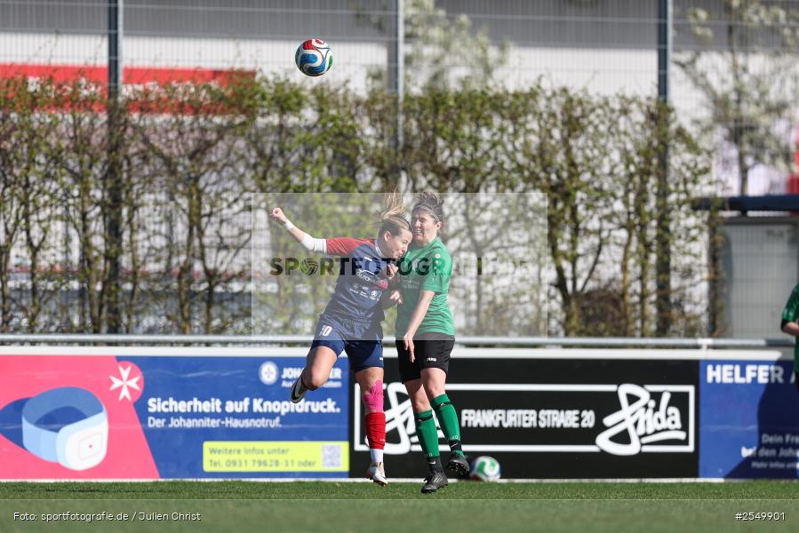 sport, Würzburg, Viertelfinale, SB-DJK Würzburg, Hiscox Bezirkspokal Frauen, Fussball, FFC Adelsberg-Karsbach, DJK-Stadion, BFV, 06.04.2026 - Bild-ID: 2549901