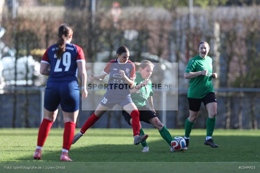 sport, Würzburg, Viertelfinale, SB-DJK Würzburg, Hiscox Bezirkspokal Frauen, Fussball, FFC Adelsberg-Karsbach, DJK-Stadion, BFV, 06.04.2026 - Bild-ID: 2549903
