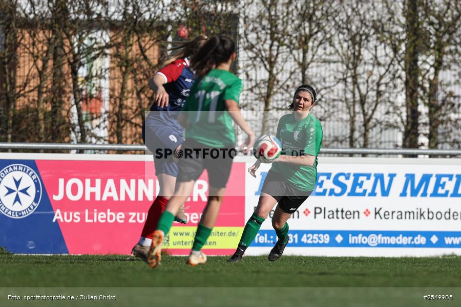 sport, Würzburg, Viertelfinale, SB-DJK Würzburg, Hiscox Bezirkspokal Frauen, Fussball, FFC Adelsberg-Karsbach, DJK-Stadion, BFV, 06.04.2026 - Bild-ID: 2549905