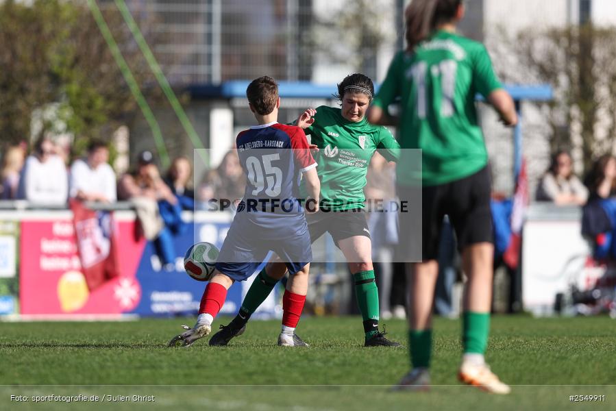 sport, Würzburg, Viertelfinale, SB-DJK Würzburg, Hiscox Bezirkspokal Frauen, Fussball, FFC Adelsberg-Karsbach, DJK-Stadion, BFV, 06.04.2026 - Bild-ID: 2549911