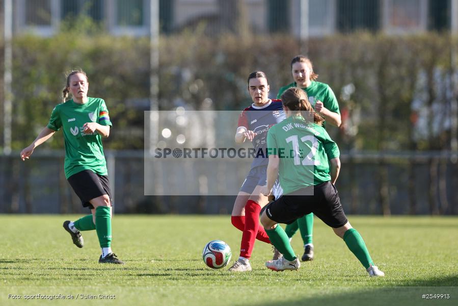 sport, Würzburg, Viertelfinale, SB-DJK Würzburg, Hiscox Bezirkspokal Frauen, Fussball, FFC Adelsberg-Karsbach, DJK-Stadion, BFV, 06.04.2026 - Bild-ID: 2549913