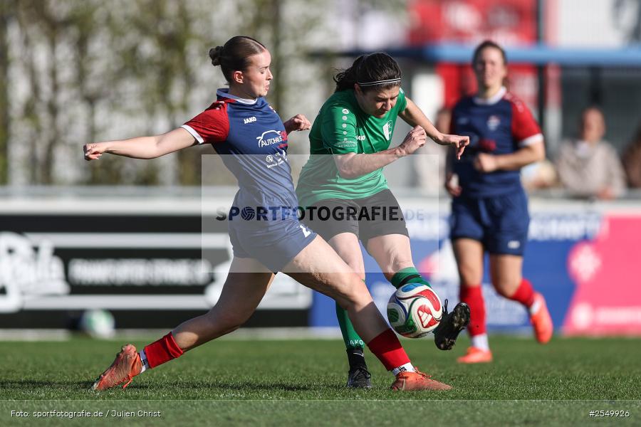 DJK-Stadion, Würzburg, 06.04.2026, sport, Fussball, BFV, Viertelfinale, Hiscox Bezirkspokal Frauen, FFC Adelsberg-Karsbach, SB-DJK Würzburg - Bild-ID: 2549926