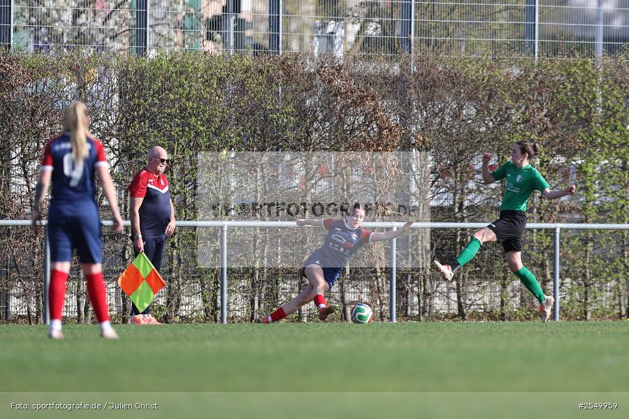 DJK-Stadion, Würzburg, 06.04.2026, sport, Fussball, BFV, Viertelfinale, Hiscox Bezirkspokal Frauen, FFC Adelsberg-Karsbach, SB-DJK Würzburg - Bild-ID: 2549959