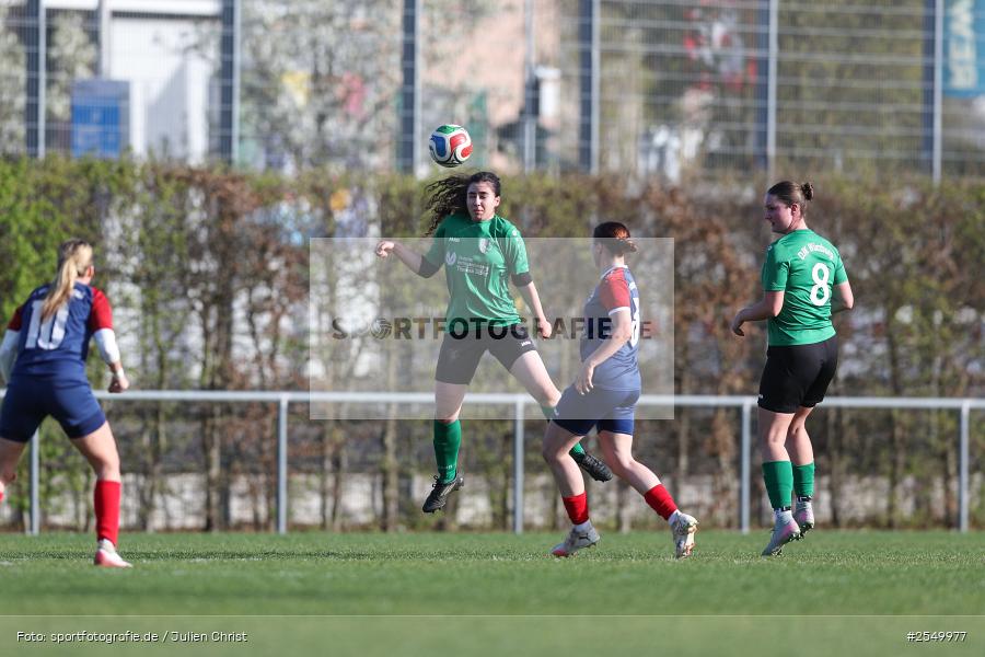 sport, Würzburg, Viertelfinale, SB-DJK Würzburg, Hiscox Bezirkspokal Frauen, Fussball, FFC Adelsberg-Karsbach, DJK-Stadion, BFV, 06.04.2026 - Bild-ID: 2549977