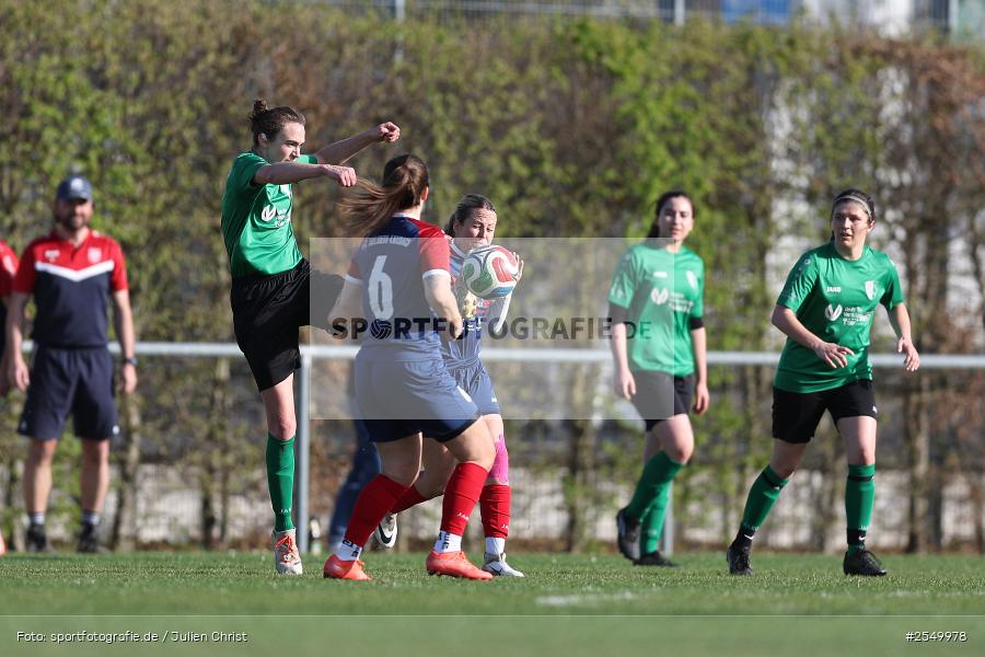 DJK-Stadion, Würzburg, 06.04.2026, sport, Fussball, BFV, Viertelfinale, Hiscox Bezirkspokal Frauen, FFC Adelsberg-Karsbach, SB-DJK Würzburg - Bild-ID: 2549978