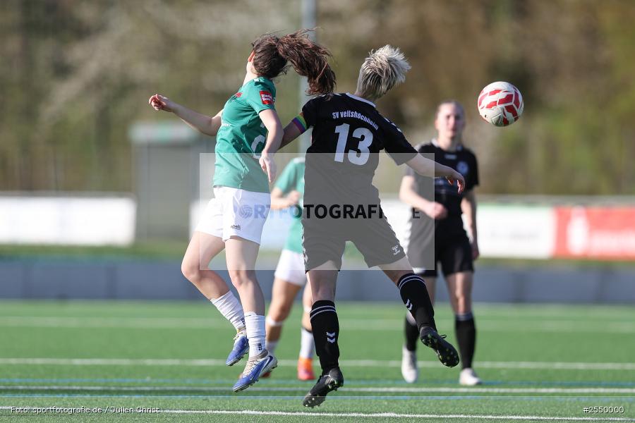 sport, Viertelfinale, Veitshöchheim, Sportgelände, SV 1928 Veitshöchheim, Hiscox Bezirkspokal Frauen, Fussball, BFV, 1. FC Schweinfurt, 06.04.2026 - Bild-ID: 2550000
