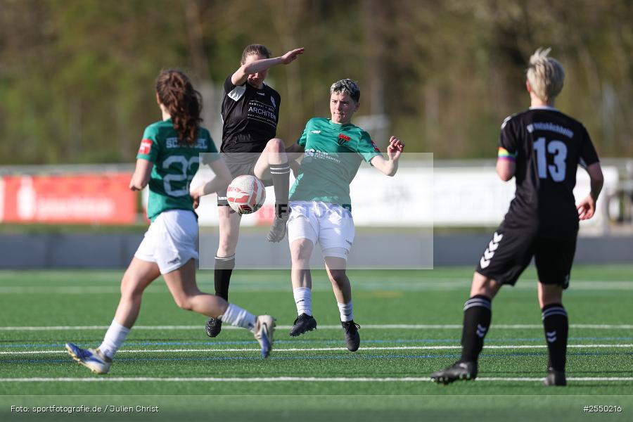 sport, Viertelfinale, Veitshöchheim, Sportgelände, SV 1928 Veitshöchheim, Hiscox Bezirkspokal Frauen, Fussball, BFV, 1. FC Schweinfurt, 06.04.2026 - Bild-ID: 2550216