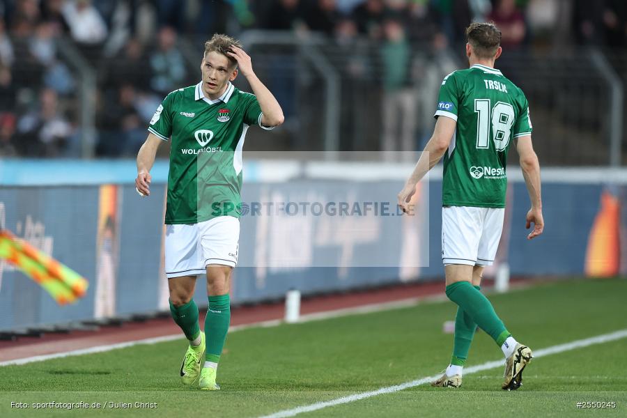 Sachs-Stadion, Schweinfurt, 07.04.2026, sport, Fussball, DFB, 32. Spieltag, 3. Liga, Rot-Weiss Essen, 1. FC Schweinfurt 1905 - Bild-ID: 2550245