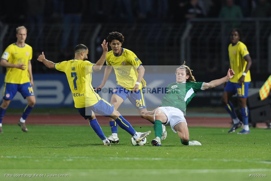 Sachs-Stadion, Schweinfurt, 07.04.2026, sport, Fussball, DFB, 32. Spieltag, 3. Liga, Rot-Weiss Essen, 1. FC Schweinfurt 1905 - Bild-ID: 2550266