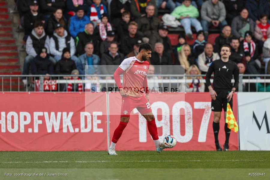 sport, Würzburg, Regionalliga Bayern, Fussball, FC Würzburger Kickers, FC Bayern München II, BFV, AKON Arena, 28. Spieltag, 10.04.2026 - Bild-ID: 2550941