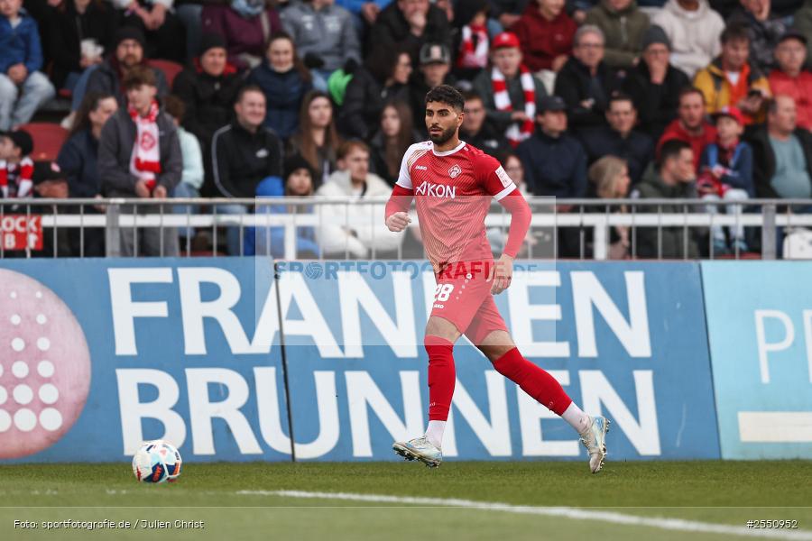 sport, Würzburg, Regionalliga Bayern, Fussball, FC Würzburger Kickers, FC Bayern München II, BFV, AKON Arena, 28. Spieltag, 10.04.2026 - Bild-ID: 2550952
