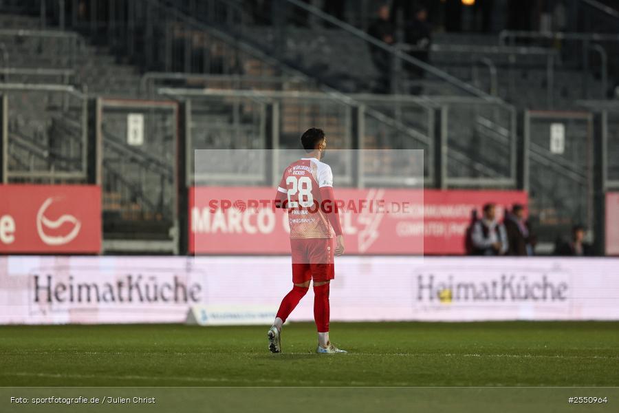 sport, Würzburg, Regionalliga Bayern, Fussball, FC Würzburger Kickers, FC Bayern München II, BFV, AKON Arena, 28. Spieltag, 10.04.2026 - Bild-ID: 2550964