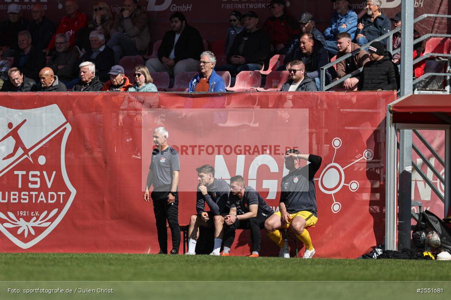 sport, TSV Buchbach, TSV Aubstadt, Regionalliga Bayern, NGN-Arena, Fussball, BFV, Aubstadt, 28. Spieltag, 11.04.2026 - Bild-ID: 2551681