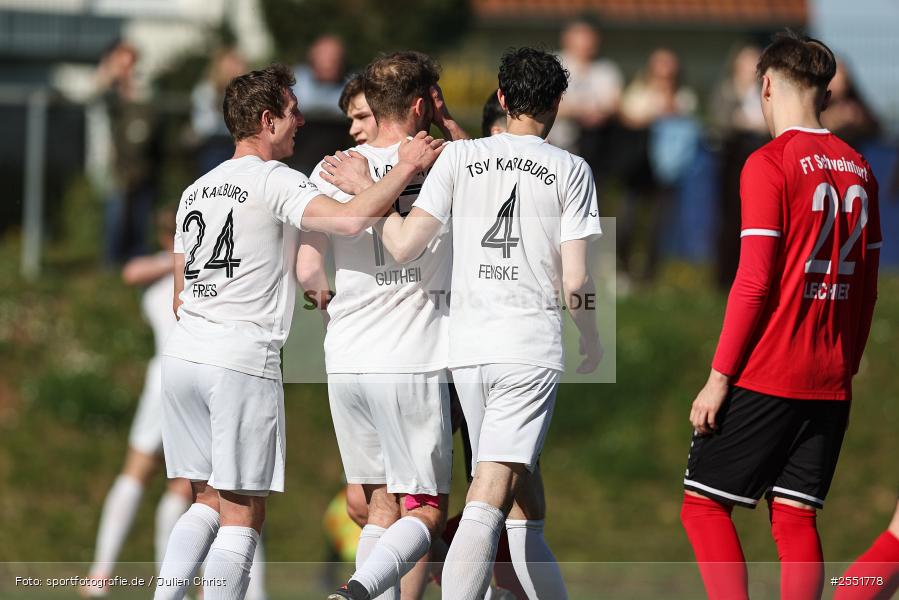 Sportgelände, Schweinfurt, 11.04.2026, sport, Fussball, BFV, 29. Spieltag, Landesliga Nordwest, TSV Karlburg, FT Schweinfurt - Bild-ID: 2551778