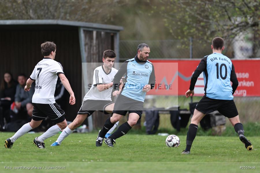 Sportgelände, Fellen, 12.04.2026, sport, Fussball, BFV, 21. Spieltag, A-Klasse Würzburg Gr. 5, FC Ruppertshütten, DJK Fellen - Bild-ID: 2551968