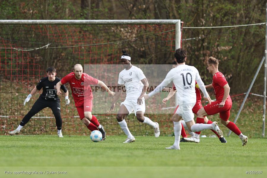 Kohlenberg-Arena, Fuchsstadt, 14.04.2026, sport, Fussball, BFV, 21. Spieltag, Landesliga Nordwest, TSV Karlburg, 1. FC Fuchsstadt - Bild-ID: 2552507