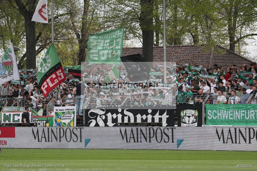 Sachs-Stadion, Schweinfurt, 18.04.2026, sport, Fussball, DFB, 34. Spieltag, 3. Liga, F.C. Hansa Rostock, 1. FC Schweinfurt 1905 - Bild-ID: 2553123