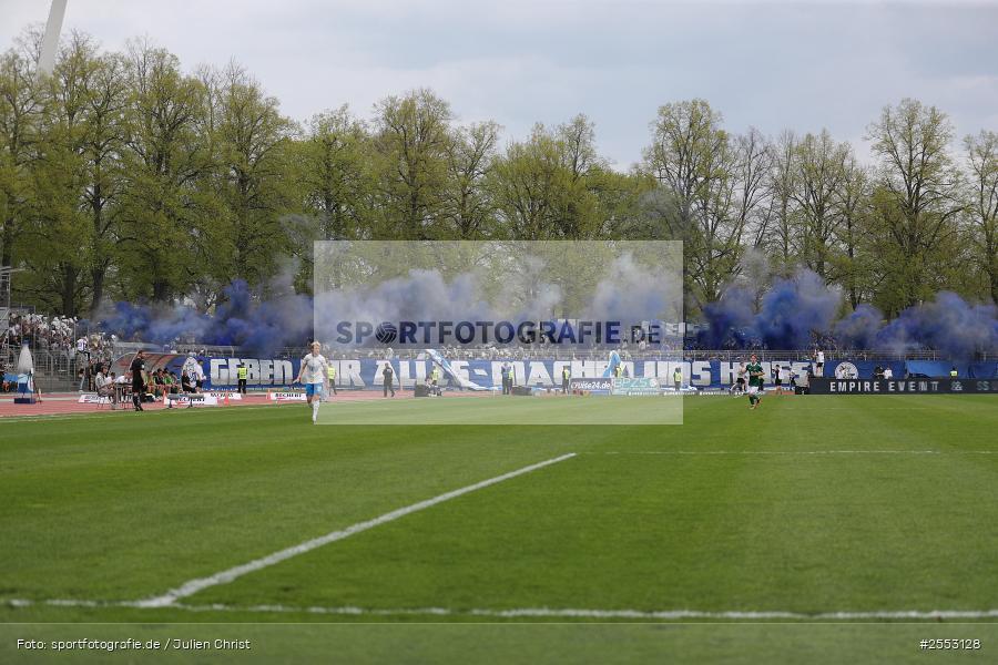 Sachs-Stadion, Schweinfurt, 18.04.2026, sport, Fussball, DFB, 34. Spieltag, 3. Liga, F.C. Hansa Rostock, 1. FC Schweinfurt 1905 - Bild-ID: 2553128