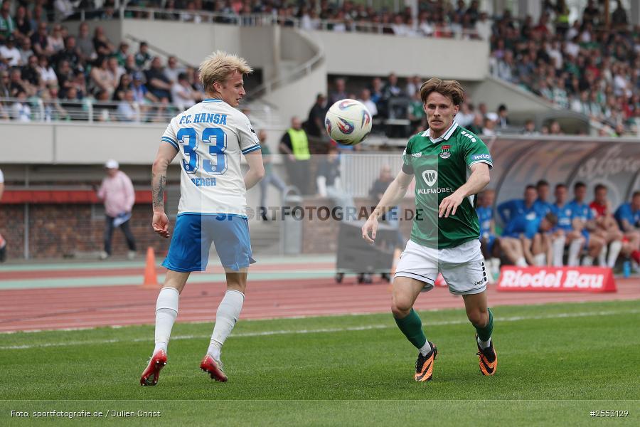 Sachs-Stadion, Schweinfurt, 18.04.2026, sport, Fussball, DFB, 34. Spieltag, 3. Liga, F.C. Hansa Rostock, 1. FC Schweinfurt 1905 - Bild-ID: 2553129